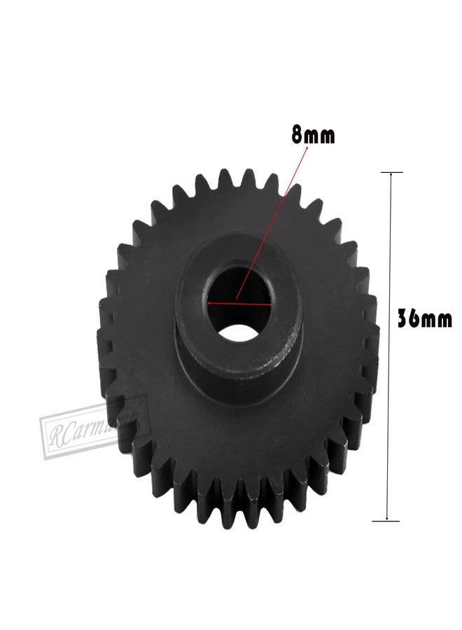 RCarmumb 34T Pinion Gear Upgrades Part for 1/7 Limitless Roller Felony Infraction 6S BLX RC Car,45# Steel 34T Gear Hops Up,Replace #ARA310944 - Image 5